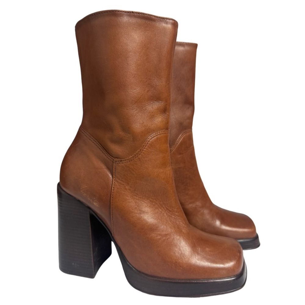 Sold-Steve Madden Franky Leather Bootie